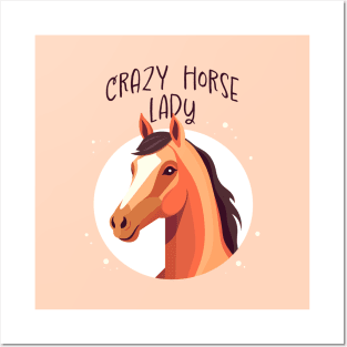 Crazy Horse Lady Posters and Art